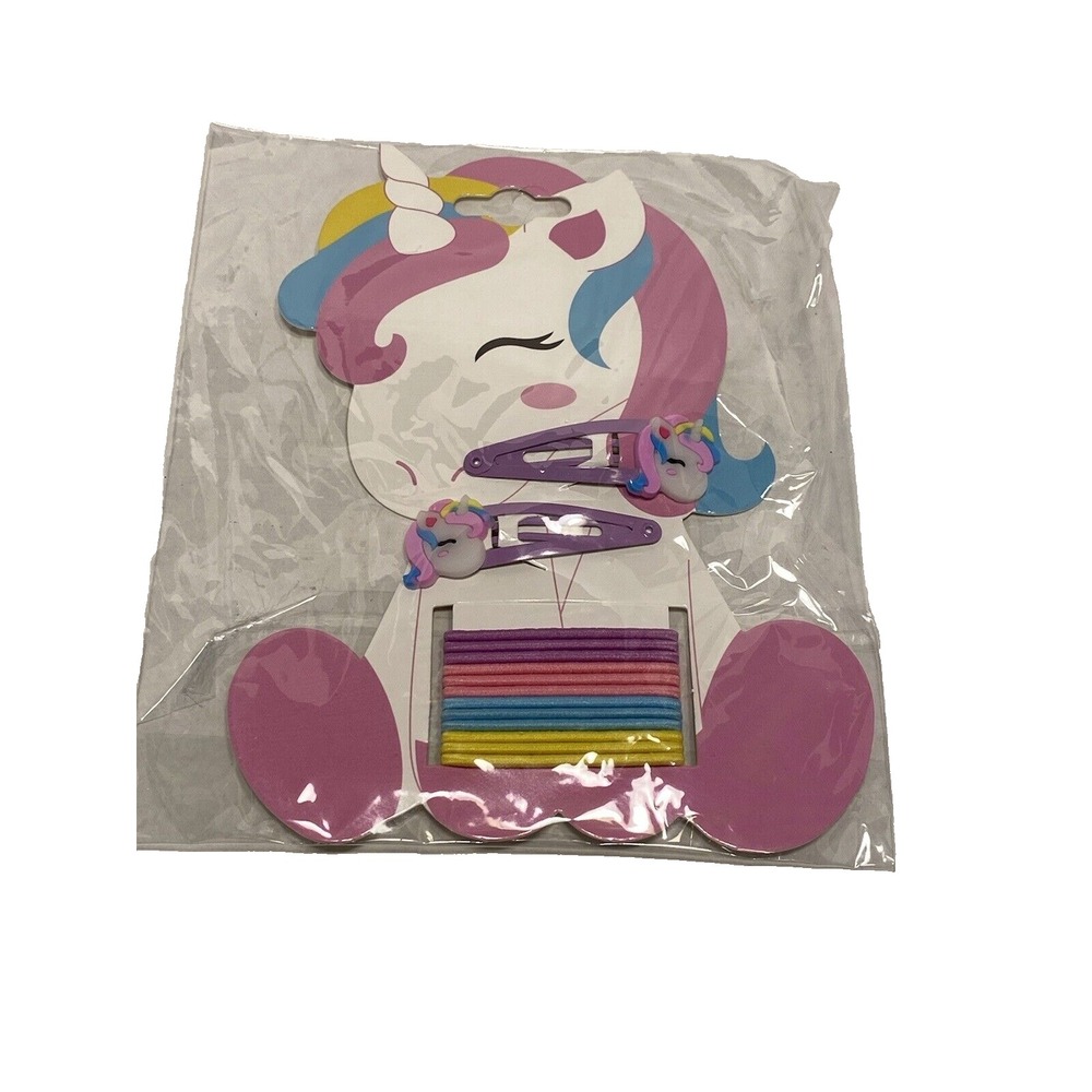 UNICORN girls hair accessories CLIPS & HAIR TIES